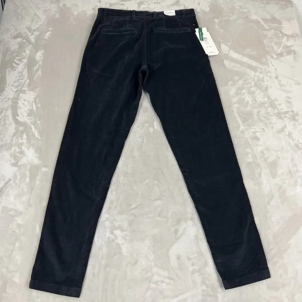 Selected Homme Pants Mens 30x32 Blue Corduroy Slim Skinny‎ Preppy Academia NWT
